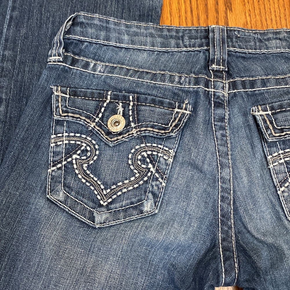 Big Star Remy Low Rise Stretch Boot Cut Jeans - Picture 3 of 11